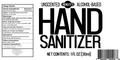 Henley's Hand Sanitizer (Mechsauce Hand Sanitizer)